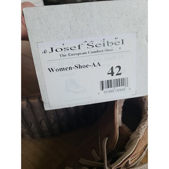 Josef Seibel Womens Shoes Steffi Waterproof Topdry Tex leather Boots Eu 42 US 11 - Picture 11 of 11